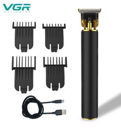VGR V-058 professionnel hommes barbe électrique tondeuse à cheveux à faible bruit Rechargeable barbier coupe de cheveux Machine4594363