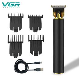 VGR V-058 professionnel hommes tondeuse à cheveux barbe électrique tondeuse à cheveux à faible bruit Rechargeable barbier coupe de cheveux Machine305a