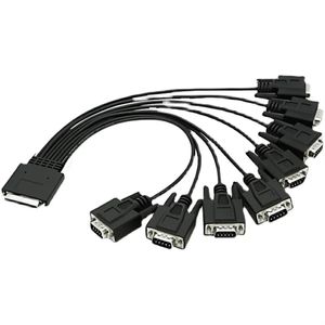 Cable de tarjeta serie VHDCI68 a RS232 de 8 puertos PCIE a tarjeta de expansión serie de 8 puertos Cable serie Industrial 232 de 9 pines