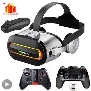 Viar 3D Virtual Reality VR Glasses Headset Bluetooth Devices Helmet Lenses Goggles Smart Smartphone Phone Headphones Controllers 240124