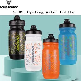 VIARON 550ML bouteille d'eau de cyclisme sur route porte-vélo anti-fuite boire vtt bouteille de sport de vélo de montagne tasse anti-poussière Portable 240116