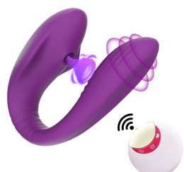 Vibrador recarregvel estimular g-ponto clitoral com 8 vibraes remoto sem fio brinque sexyo adulto para casais jogo s