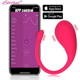 Vibrador vibrar sexyo bluetooth brinques para a mulher calcinha app controle remoto vibratrio ovo clit estimular feminino o