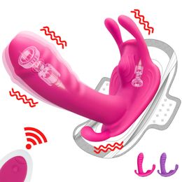 Vibradores para mulheres cltris poderoso sem som control remoto borboleta calcinhas vestveis vibrador brinquedos sexyuais 1 Beauty Items