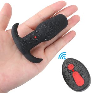 Vibrerende buttplugs dildo vibrator g-spot draadloos afstandsbediening anale plug stimulator prostaat massage sex speelgoed voor manwoman 240511