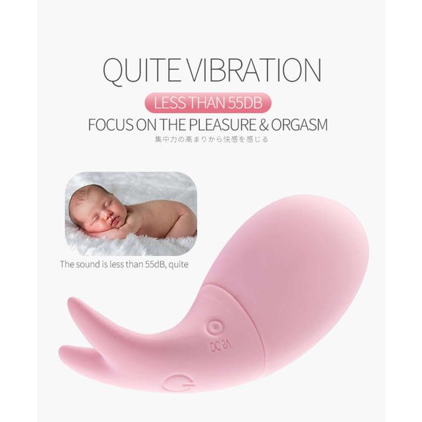 Vibrant Egg poisson femelle silencieuse invisible portable mini télécommande sans fil flirter les jouets sexy vibratrice sexy toys for women