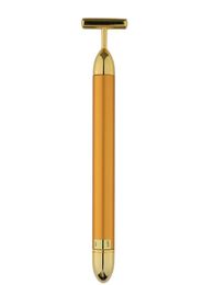 Vibrante Gold Stick 24 kt Electric Beauty Stick Ultrasonic V Face Artifact Instrument3368080