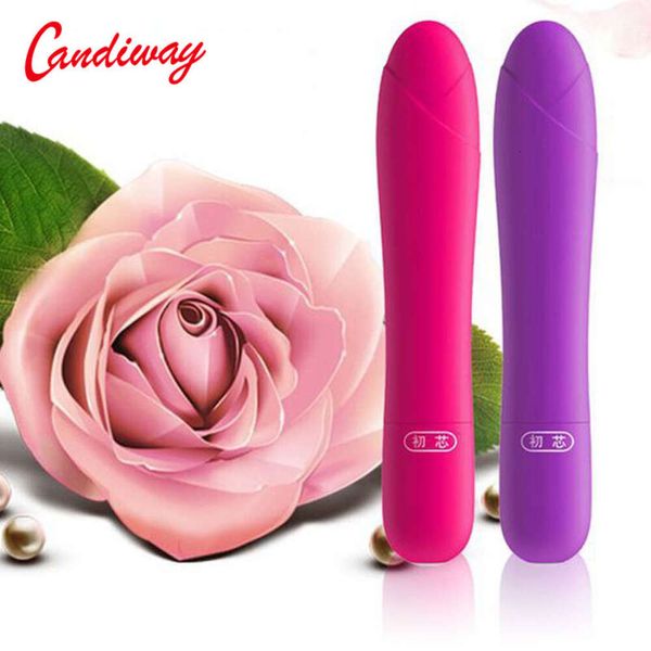 Vibrante masaje de masaje chica masturbación nocturna clítore vibrador vibrador g-spot orgasm masajeador masajeador pincel av amante juguetes sexys