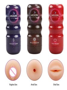 Masturbador vibratorio automático potente succión taza de masturbación Anal vagina realista bolsillo Pussys masculino juguetes sexy para hombres 2377677