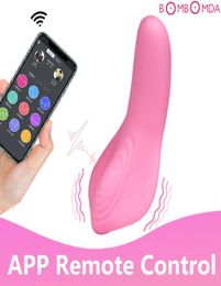 Vibrerend slipje seksspeeltjes voor vrouwen smartphone app afstandsbediening draagbare c string panty vibrator gspot clitoral stimulator y22008007