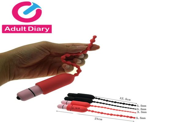 Bouchon de pénis vibrant dilator urétral dilator urétral streting cathéter silicone vibrateur urétral songe