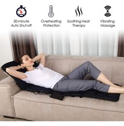 Mat de vibration avec chaleur conçue professionnellement selon la courbe physiologique vertébrale humaine et avec une thérapie de chaleur apaisante 1440351