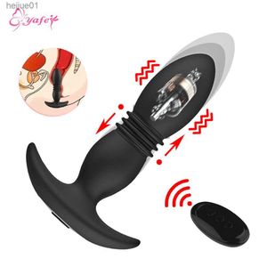 Vibromasseur Butt Plug pour Hommes Anal Vibrant Prostate Masseur Masturbateurs Sex Toys pour Femmes Gay Gode Cock Rings pour Couples L230518