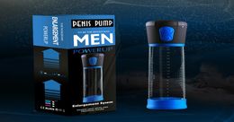 Vibrador eléctrico para agrandar el pene, succión automática al vacío, extensor de pene, masaje, ejercicio, alargador, juguete sexual para hombres M7805318