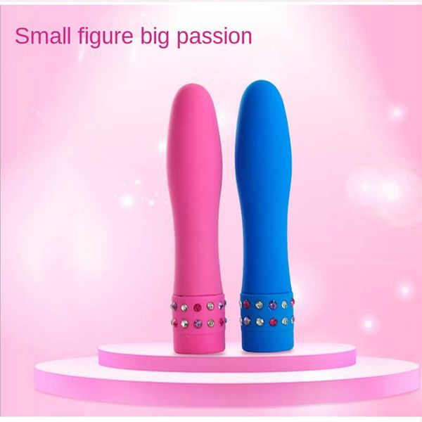 Vibromasseur Mini Bullet Massage Vaginal G Spot S Chatte Clitoris Stimulateur Diamant Incrustation Gode Vibrant Sex Toys pour Femmes 0803