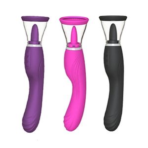 Vibrator Sekspeelgoed Massager Volwassen vrouwelijke clitoris stimulator tepel zuigen likken masturbatie speelgoed voor vrouwen vagina vibrators 5LS9