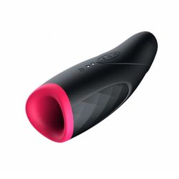 Vibrator Sex Toy Massager Automaat Zuiger Telescopische echte vagina MANNELIJKE MASTURBATOR CUP Kreunde parfum Flirt Verwarmingspeelgoed voor man O2L9