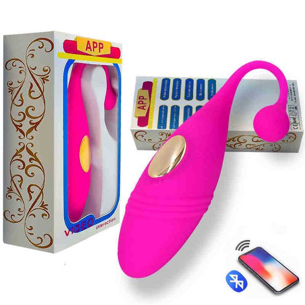 Vibromasseur Sex toys Masseur Jouets Gode vibrant sans fil avec application Bluetooth Sous-vêtements Stimulateur de clitoris féminin Point G 8 modes Adulte XVZ3