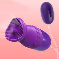 Vibratrice langue clitoris imperméable usb puissance double saut saut mât de mât de mât de massage vaginal de massage vaginal pour femmes