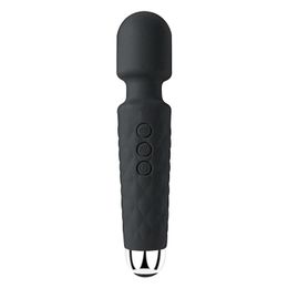 Vibromasseur Top Vente Silicone Stimulation puissante Adulte Sex Toy AV Magic Personal Full Body Wand Massager Femmes Clitoris Stimulation Vagin JT5H