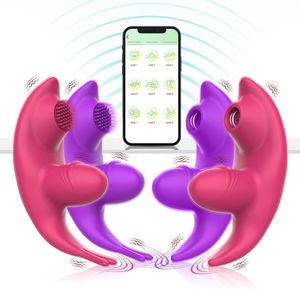 Vibrator Wearable APP Afstandsbediening Volwassen Speeltjes voor Vrouwen Slipje G Spot Clit Vagina Anale Stimulator Dildo Vrouwelijke Maturbator