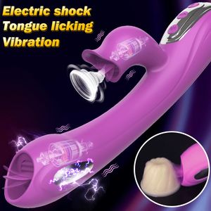 Vibrateurs 10 Mode de double léchage clitoridien pour les femmes G Spot Langue douce Stimulant Jouets sexy Fournitures de masturbation pour adultes 18 221116