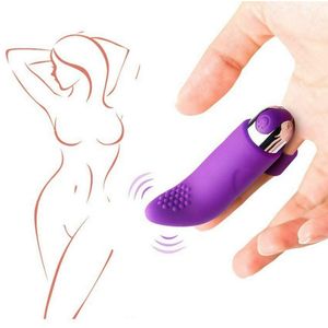 Vibrateurs 10 modes vibrateur de doigt massage du clitoris stimulation du point G jouets sexuels vibrants rechargeables pour femmes masturbation 230925