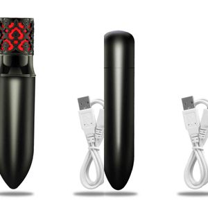 NXY Vibrateurs 10 Modes G Spot Mini Bullet Pour Femmes Stimulateur De Clitoris Puissant USB Masseur Rechargeable Sex Toys Adultes 18 1120