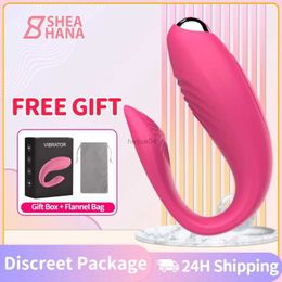 Vibrateurs 10 modes sans fil vibrateur G Spot vagin Clitori UShape stimuler masseur femme masturbateur sexe jouet érotique pour couple adulte