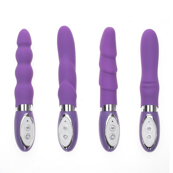 Vibradores 10 Velocidad 4 Tipos Vibrador Punto G Impermeable Silicona Vagina Estimulación Masajeador Adultos Juguetes Sexuales para Mujeres Masturbador 230706