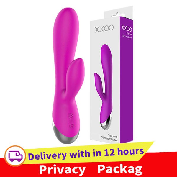 Vibromasseur 10 vitesses G Spot vibrateur USB Rechargeable puissant gode lapin pour femmes stimulation du Clitoris Massage jouets sexuels pour adultes 230901
