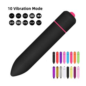 Vibrators 10 Speed Vibratie Clit Stimulatie Volwassen Seksspeeltje Vibrerende Sprong Love Egg Mini Bullet G-spot Vagina Vibrator voor Vrouwen Vrouwelijke 231130