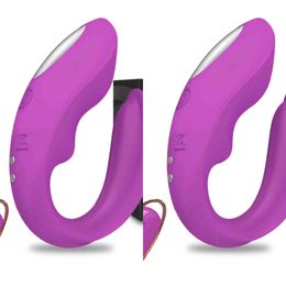 NXY Vibratoren 2 Motoren Drahtloser G-Punkt-Vibrator für Frauen Klitoris-Stimulator Weiches Silikon Weiblicher Masturbator Sexspielzeug Paare Erwachsene 1120
