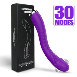 Vibrators 30 modi Vibrator voor vrouwen krachtige vibro dildo intieme vrouwelijke stimulator clitoris magische toverstaf erotisch seksspeeltjes volwassenen voorraden 230811