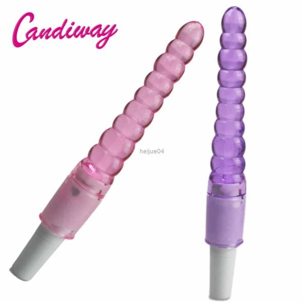 Vibradores cuentas anales Vibrador Productos para adultos Tipo anal vagina clítoris vibrante Butt Plug Juguetes sexuales anales flexibles