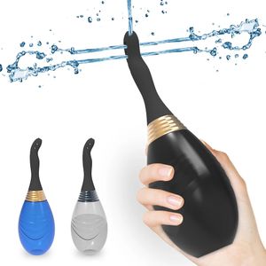 Vibrateurs Anal Butt Cleaner Santé Lavement Rectal Douche Vagin Laveur Caoutchouc Hygiène Outil Adulte Sex Toys pour Hommes Femmes 231219