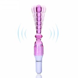 Vibrateurs Plug Anal vibrateur Anus tirer perles bout à bout érotique stimulateur de massage de la Prostate Gspot godes sex toy 231213