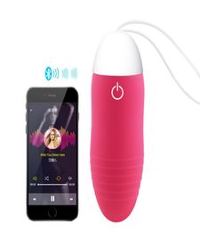 Vibrateurs APP Bluetooth télécommande sans fil saut oeuf étanche fort vibrant oeufs Sexo vibrateur adulte jouet produits sexuels For5994218