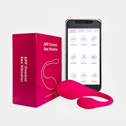 Vibrateurs Application télécommande vibrateur femelle Bluetooth produit adulte Juguetes portable gode sex toy 231213