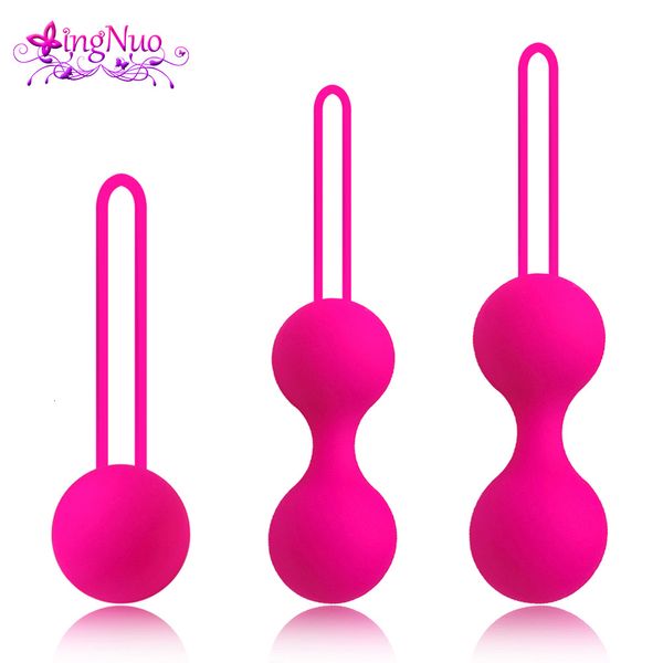 Vibradores Bead Ben Wa balls juguete sexual femenino silicona inteligente geisha Kegel ball simulator China apriete máquina de ejercicios 230719