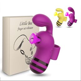 Vibrateurs Abeille Vibrateurs GSPOT Stimulator clitoral sucer des jouets sexuels pour adultes femelles Thématon rechargeable suce la masturbation féminine masturbator 230413