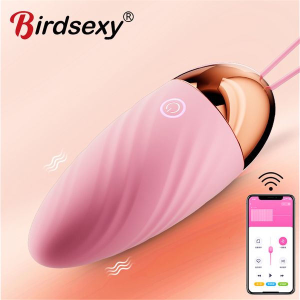 Vibrateurs Bluetooth App Mini Bullet Vibrateur pour Femmes Clit Stimulateur Sans Fil À Distance Pantie Vibrant Amour Oeuf Femelle Sex Toy Adultes 230925