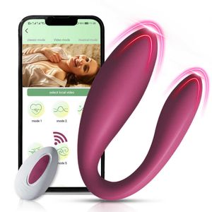 Vibrateurs Bluetooth Contrôle Clitoris Vibrateur G Spot Clitoris Stimulateur Sans Fil À Distance Portable Culotte Gode Vibrant Sex Toys pour Femmes