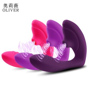 Vibrators Clit Zuigen Vagina Sucker Vibrator voor Vrouwen Orale Clitoris Vacuüm Tepel Stimulator 18 Speeltjes voor Volwassenen Masturbator Product 230801