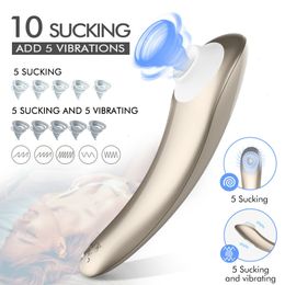 Vibrateurs Stimulateur de clitoris 10 Modes puissants d'aspiration Technologie d'onde de pression d'impulsion d'air Jouets sexuels en silicone étanches pour femmes Couples 230714
