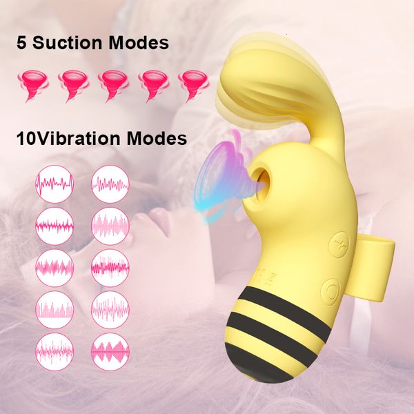 Vibrateurs Clitoris Sucker Finger Toy Wearable Panty Vibrateur Télécommande Multiple Stimulation Sex Toys 230923