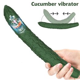 Vibrateurs Concombre Vibrateur Gode Sex Shop Mamelon Clitoris Masseur Femelle Masturbateur Gspot Vagin Stimulateur Jouets pour Couple 231018