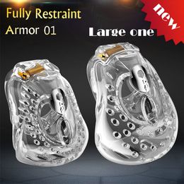 Vibrators Ontwerp Aankomst Mannelijke Volledig Terughoudendheid Kom Kuisheidsgordel Seksspeeltjes Cock Cage Penis Ring Sissy Bondage ARMOUR 01 230904