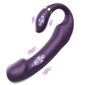 Vibrateurs Double vibrateur pour femmes Couple lesbien gode vagin G Spot Massage clito mamelon stimulateur clitoridien exotique Anal Sex Toys femme 231018