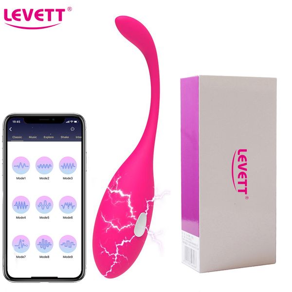 Vibradores Aplicación de descarga eléctrica para mujeres Huevo vaginal Bola de Kegel Punto G Consolador anal Juguetes sexuales para adultos Sexshop femenino 221130